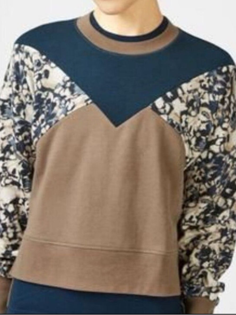 Sweaty Betty Balham Colorblock Sweatshirt Size XS